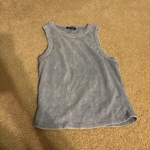 Light blue washed tank